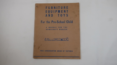 Book - Educational for Pre-School Child, Furniture, Equipment and Toys