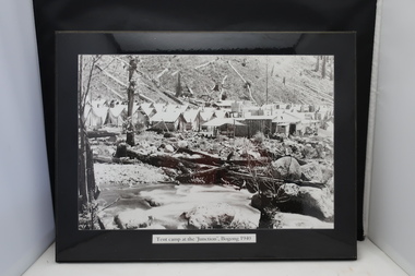 4 Photos framed - Kiewa Hydro Electric Scheme 1940s