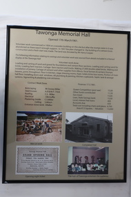 Posters - "Tawonga Remembers" x 5