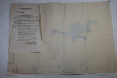 Plan Ref. K. 6612 with Letter attached re Public Safety in Kiewa Works Area