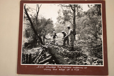 Photos -  Kiewa Hydro Electric Scheme - Fire Fighting, Official S.E.C.V. photos