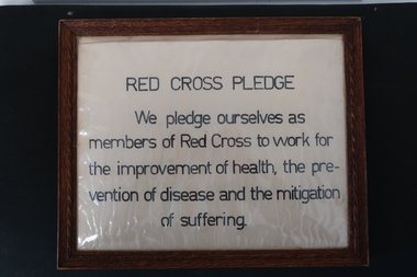 Red Cross Pledge