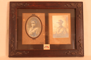 Framed Photo - Soldiers: Bert Roper and Stewart Hollonds