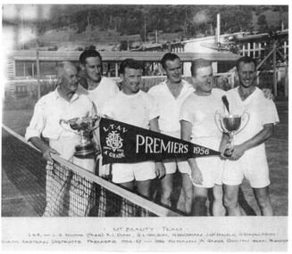 Photos - Mt Beauty Tennis Club c1950s x4