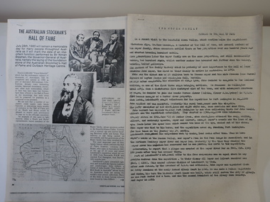 Papers - Roper Family, The Australian Stockman's Hall of Fame