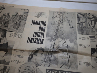 Newspaper - Linesman - S.E.C News 1966, Training our Future Linesmen