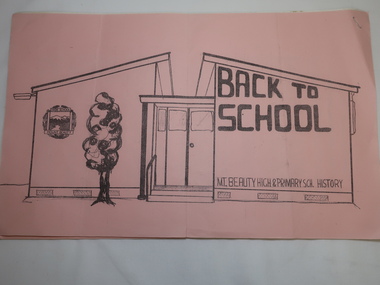 Papers - Mt Beauty High School No.4644, Back to School - Mt Beauty High and Primary School History. See also KVHS 0833