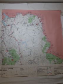 Map - Road Construction Authority 1986, Ref. Tallangatta 282008