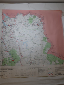 Map - Road Construction Authority 1986, Ref. Tallangatta 282008
