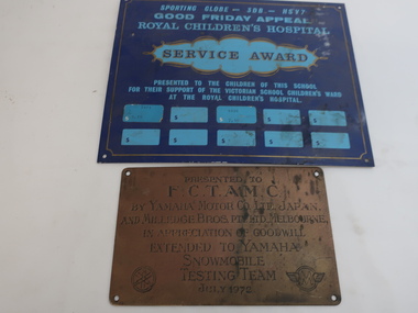 Plaques - Awards