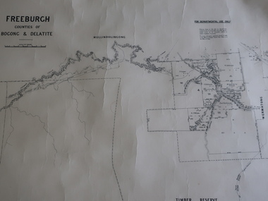 Map - Freeburgh - Counties of Bogong and Delatite