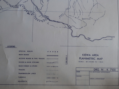 Maps - Kiewa Valley Parish Maps x3 and Kiewa Area Planimetric Map x1