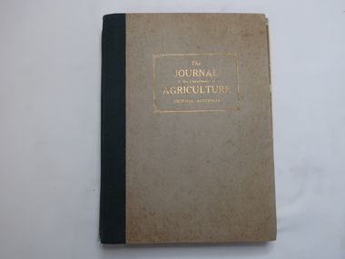 Book of Journals - Agriculture 1949, The Journal of the Department of Agriculture Victoria, Australia