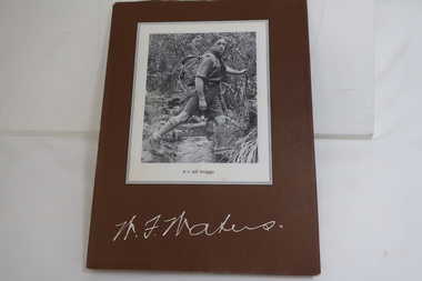 Bogong 3 Items: Rover Scouts Skis x2; Bogong Rover Scout shirt; Book with signature by WF (Bill) Waters, Book: WF "Bill" Waters A Biography A man of the Mountains - Stephenson 1983 Publisher; The Scout Association Carlton 1983