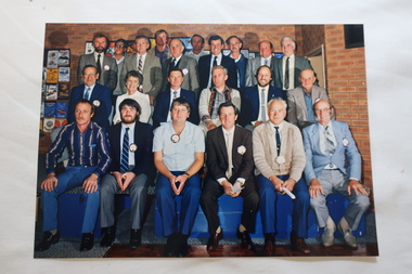 Photo - Upper Kiewa Lions Club members 1987, Lions Club Changeover Dinner 1987