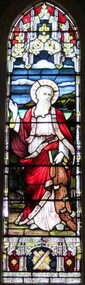 Memorial window: Rev Andrew PEACOCK, "I will make you fishers of men"