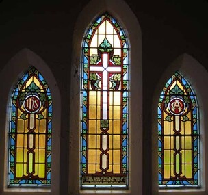 Memorial windows: James Fraser and Bertha JUKES