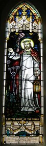 Memorial window: Herbert Firks SAMBELL, "I Am The Light Of The World"