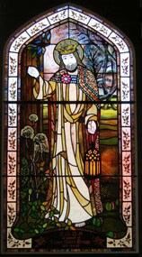 Memorial window: A.A. BRIGGS, "I Am The Light Of The World"