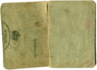 Document - Diary of 3403 Cpl W D McDonald August 1916 to December 1917, His Majesty’s Stationary Office (HMSO), C 1916