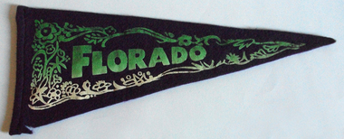Florado Festival souvenir flag