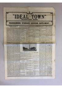 Work on paper - News Sheet, Ideal Town Celebration Week, 02/03/1928