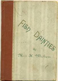 Book, Fish Dainties By Mrs H Wicken