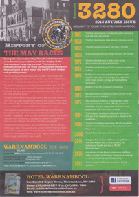 Hotel Warrnambool Newsletter 2013 Autumn issue