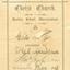 Book plate documenting Christ Church Sunday School prize awarded in 1903