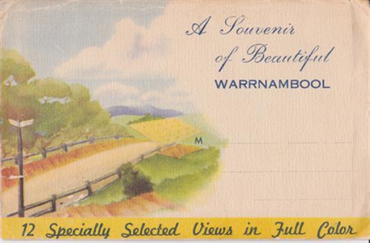 Souvenir of Warrnambool with 12 full color views