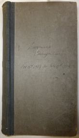 Shire of Warrnambool Engineer's Correspondence Book 1937-1939