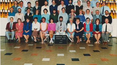 Photograph, Warrnambool North Technical School staff 1985, 1985