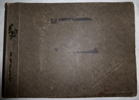 This is an ornate photo album