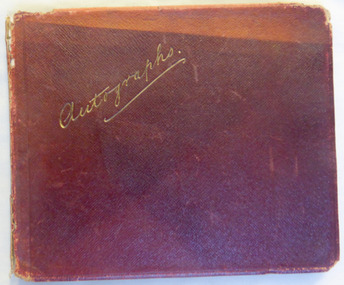 Autograph album owned by Jessie Bonnett