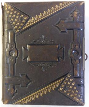 Leather bound photo album