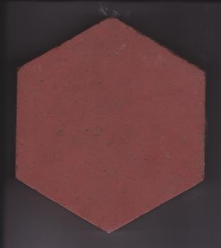 Hexagonal tile from the factory floor Nestle Dennington