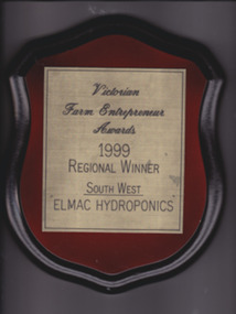 1999 Victorian Farm Entrepreneur Awards South West Regional Winner