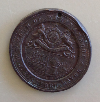 This is a Hickford Mayoral token