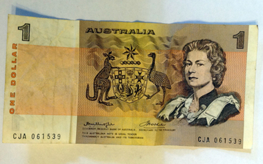 Australian Currency 1966 one dollar note