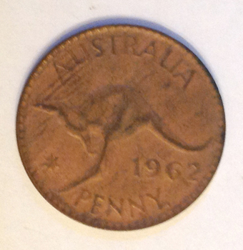 Australian Currency 1962 penny