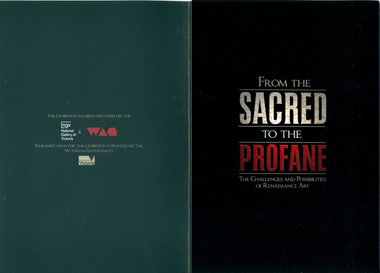 Invitation, From the Sacred to the Profane, 2014