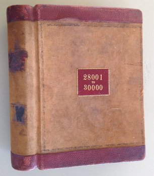Ledger 28001 to 30000