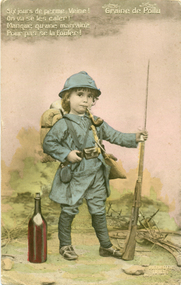 world war one postcard child soldier 2