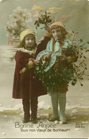 Postcard, Bonne Annee, 1914-1918