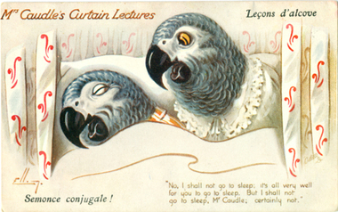 Postcard, Mrs Caudle's Curtain Lectures, 1914-1918