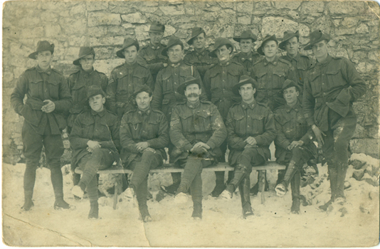 vickers world war one postcard australian soldiers