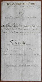 Benjamin C Jewell Probate 1890