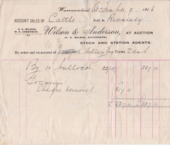 Document - Docket: Wilson & Anderson CE Tilley 1916, Early 20th century