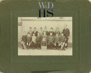 Photograph 1902 South Warrnambool School Cricket team