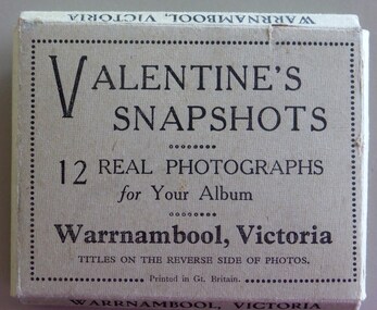 Photograph Wallet, Valentine Publishing Co. Pty. Ltd. Melb & Sydney. Printed Great Britain, Valentine’s  Snapshots, Circa 1920's